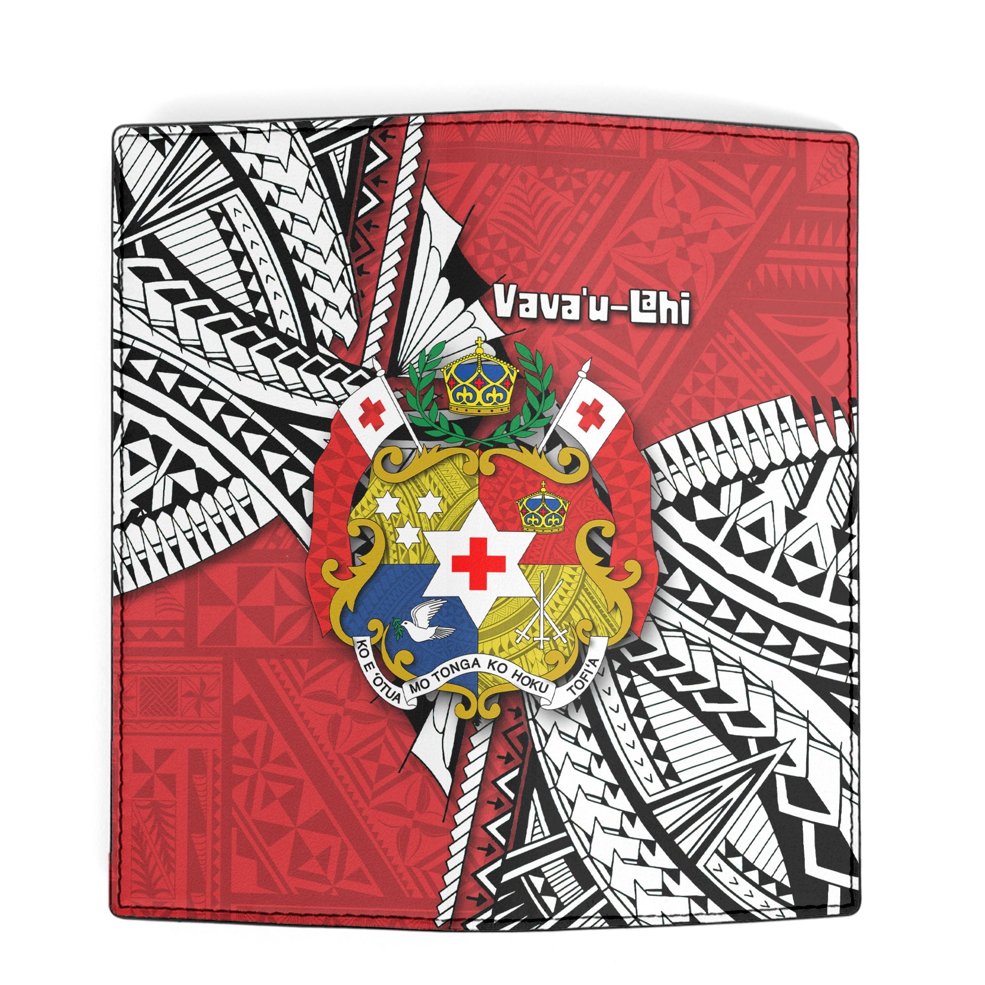 Tonga Vava'u Lahi Coat Of Arms Leather Wallet