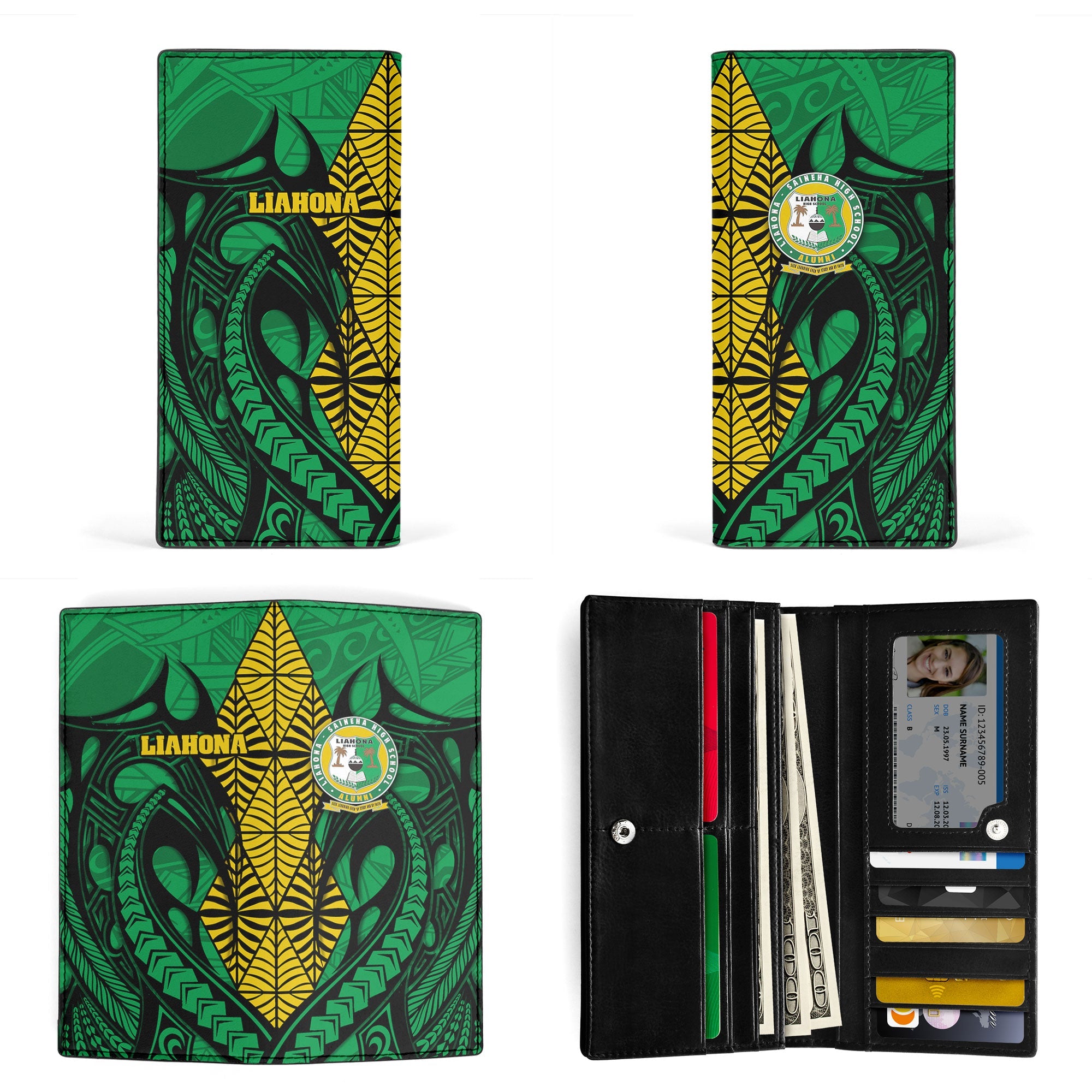 Tonga Liahona High School Leather Wallet