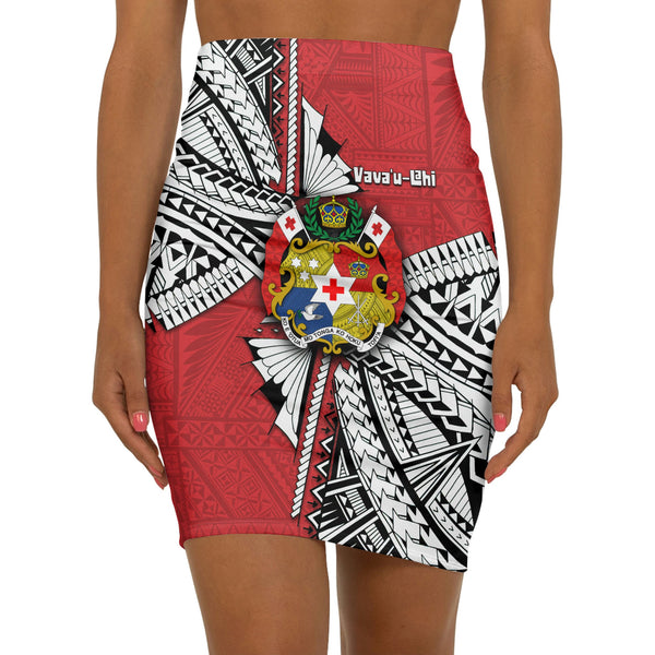 Tonga Vava'u Lahi Coat Of Arms Mini Skirt