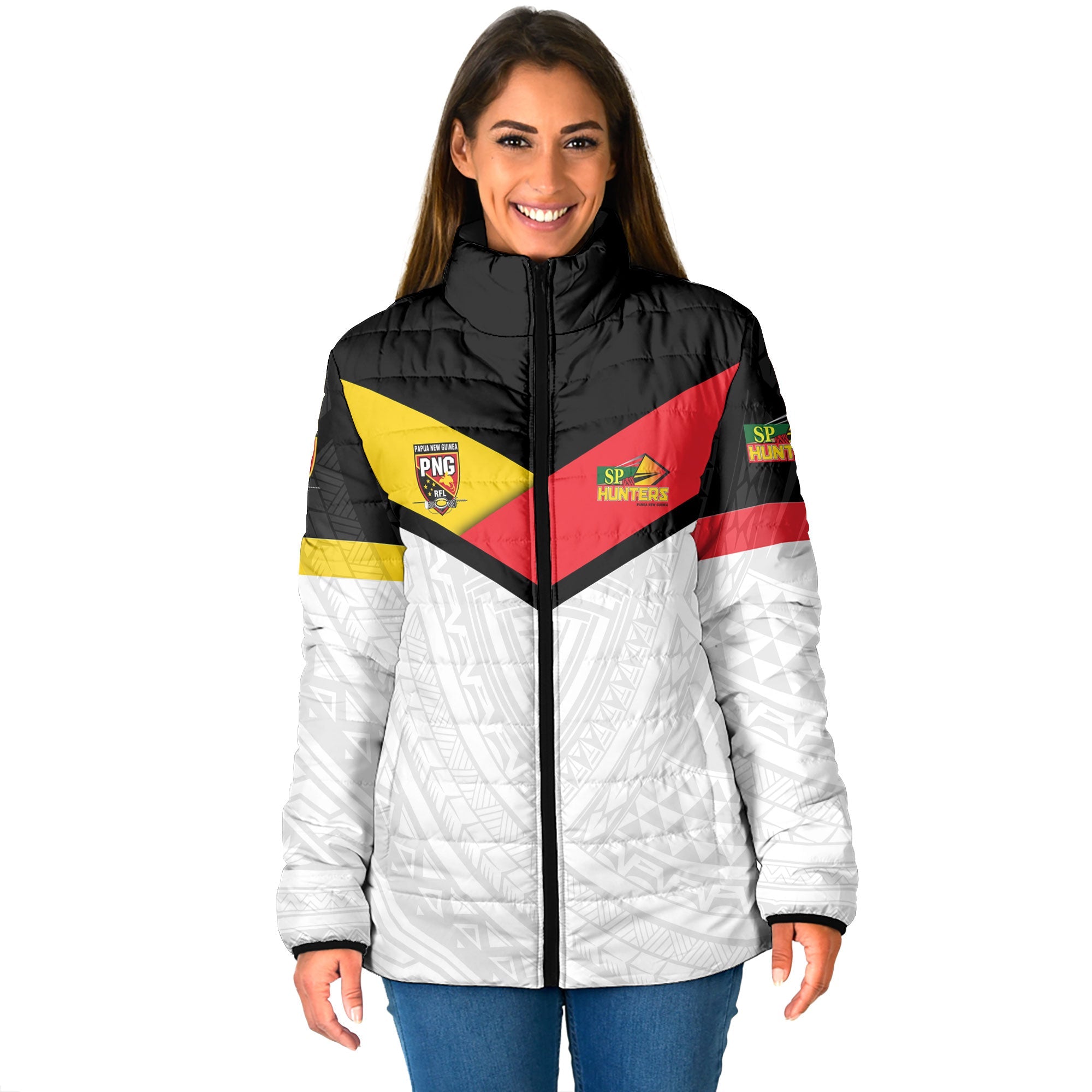 Papua New Guinea Rugby Hunters Women Padded Jacket