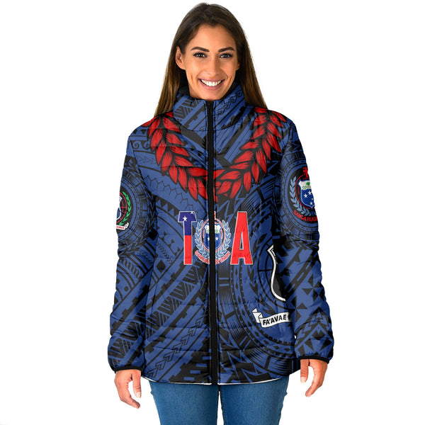 Samoa TOA Rugby Women Padded Jacket Ulafala Style