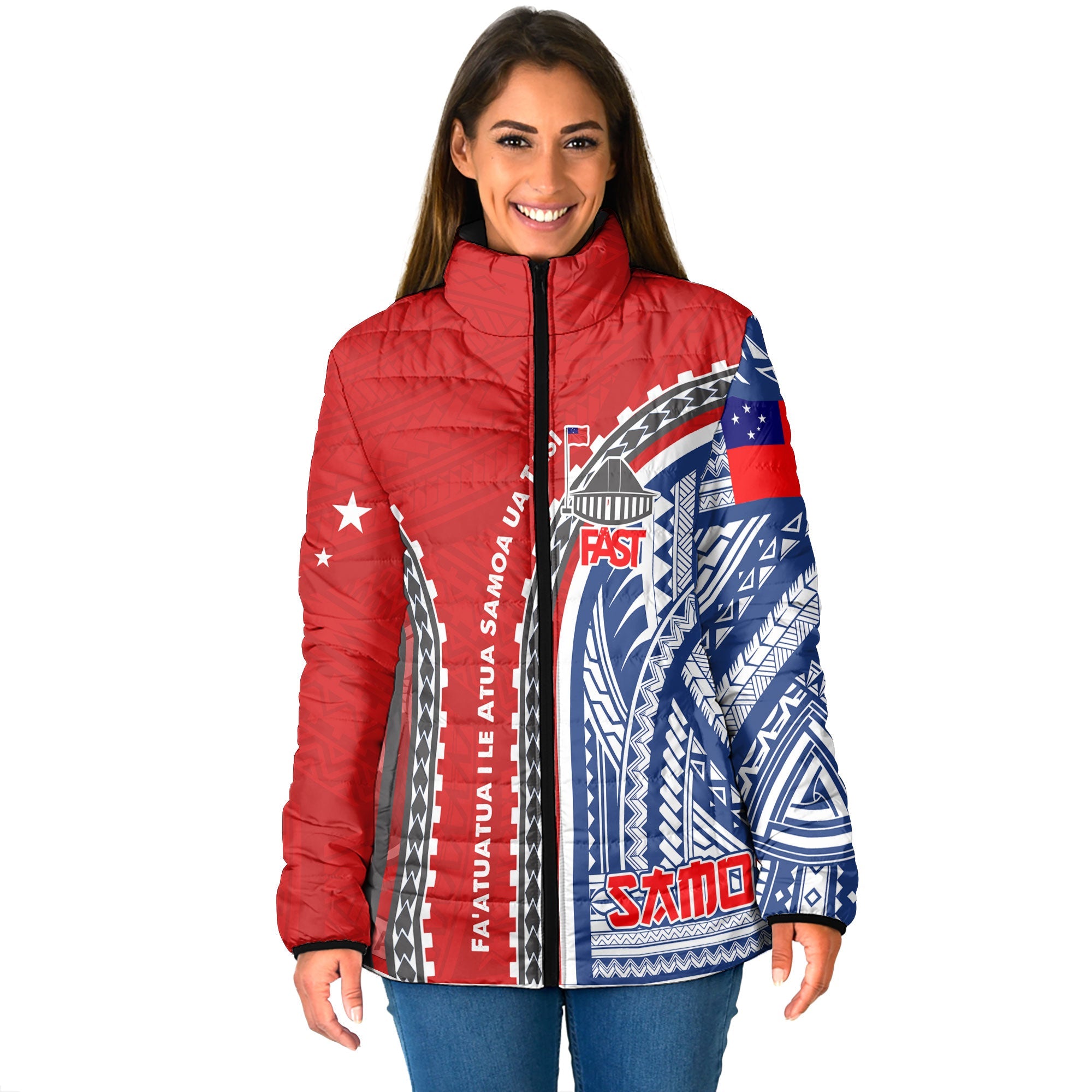 FAST Samoa United in Faith Women Padded Jacket