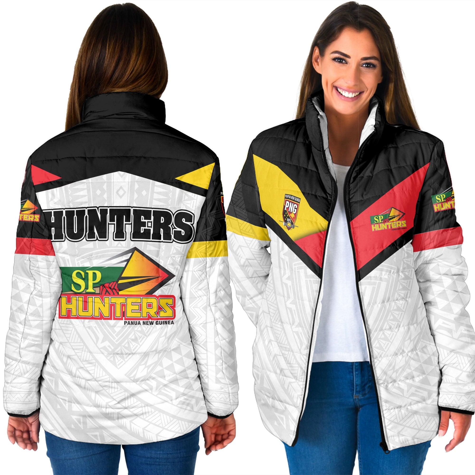 Papua New Guinea Rugby Hunters Women Padded Jacket