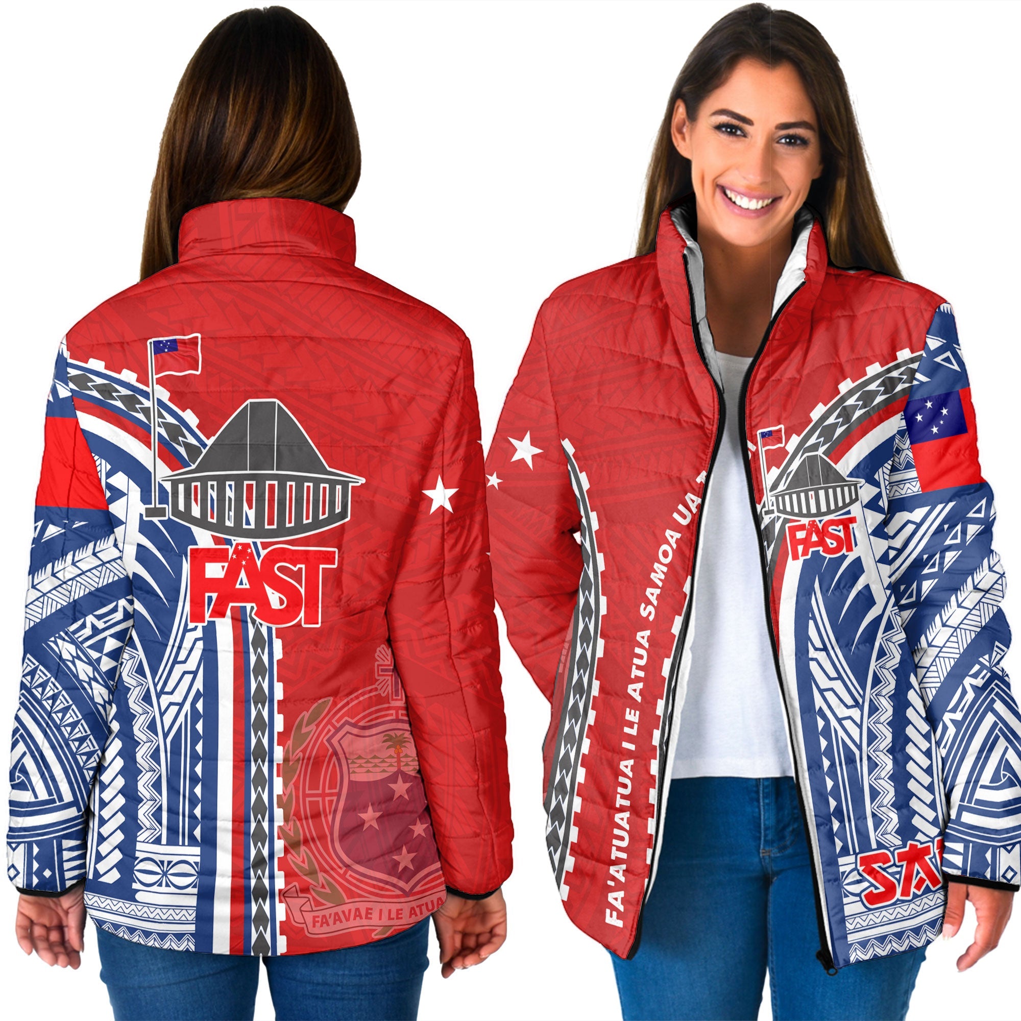 FAST Samoa United in Faith Women Padded Jacket