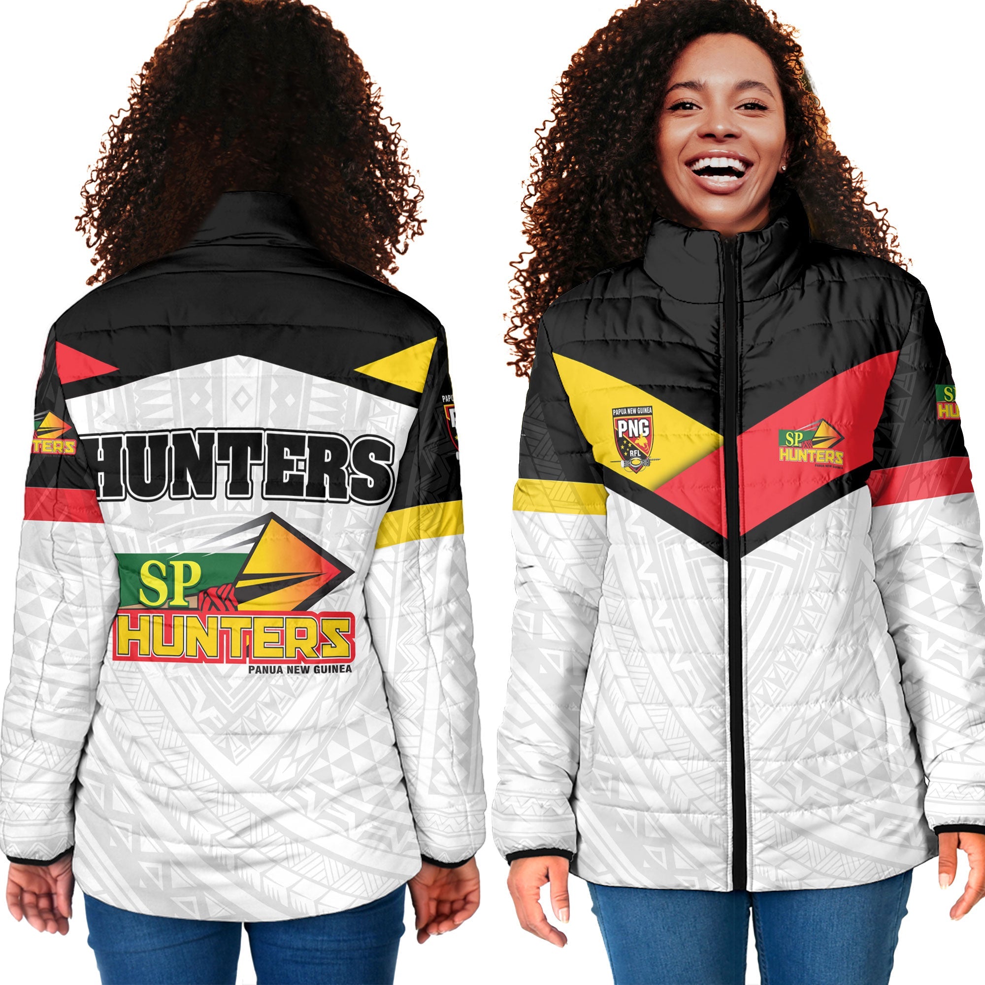 Papua New Guinea Rugby Hunters Women Padded Jacket