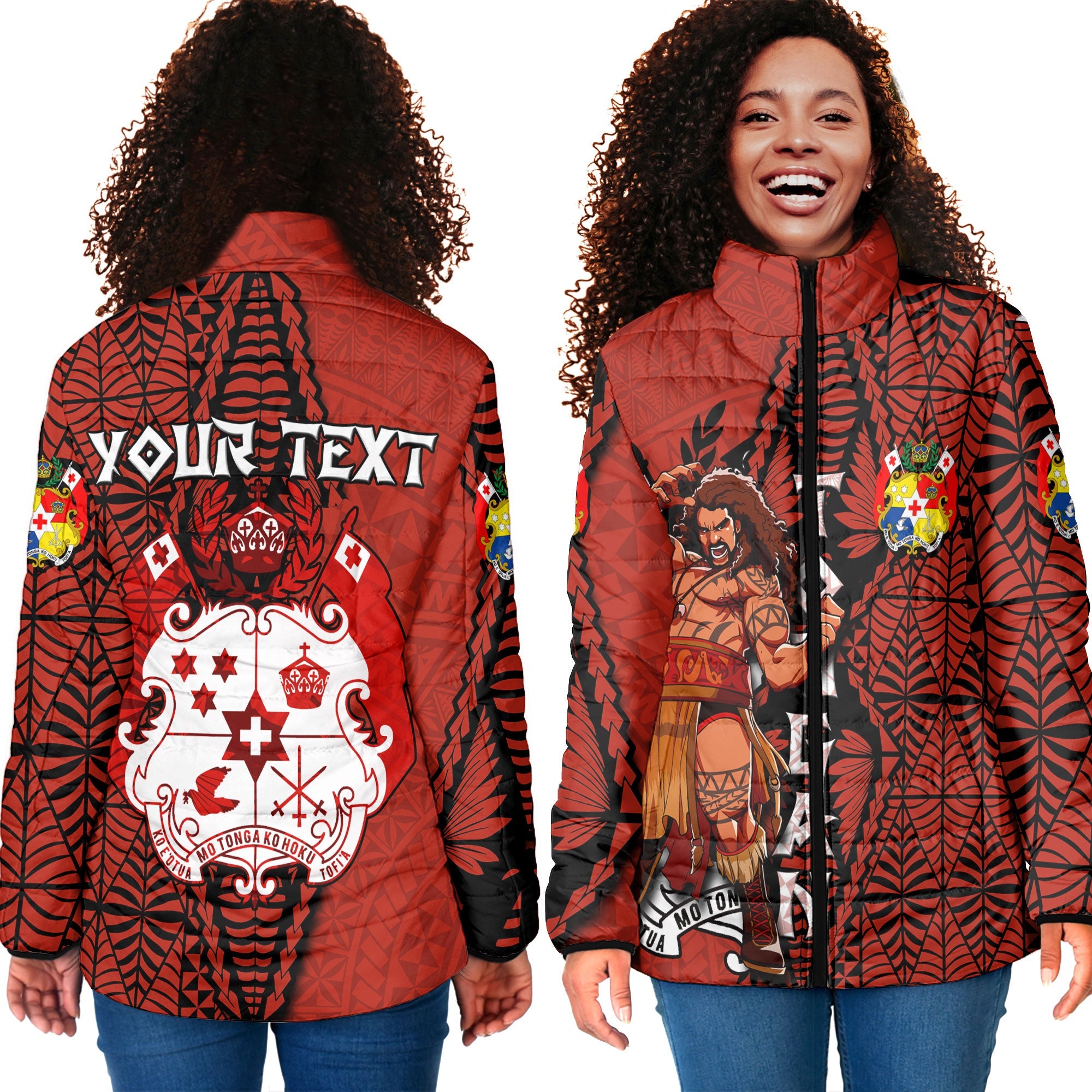 Custom Tonga The Tonga Terror Women Padded Jacket