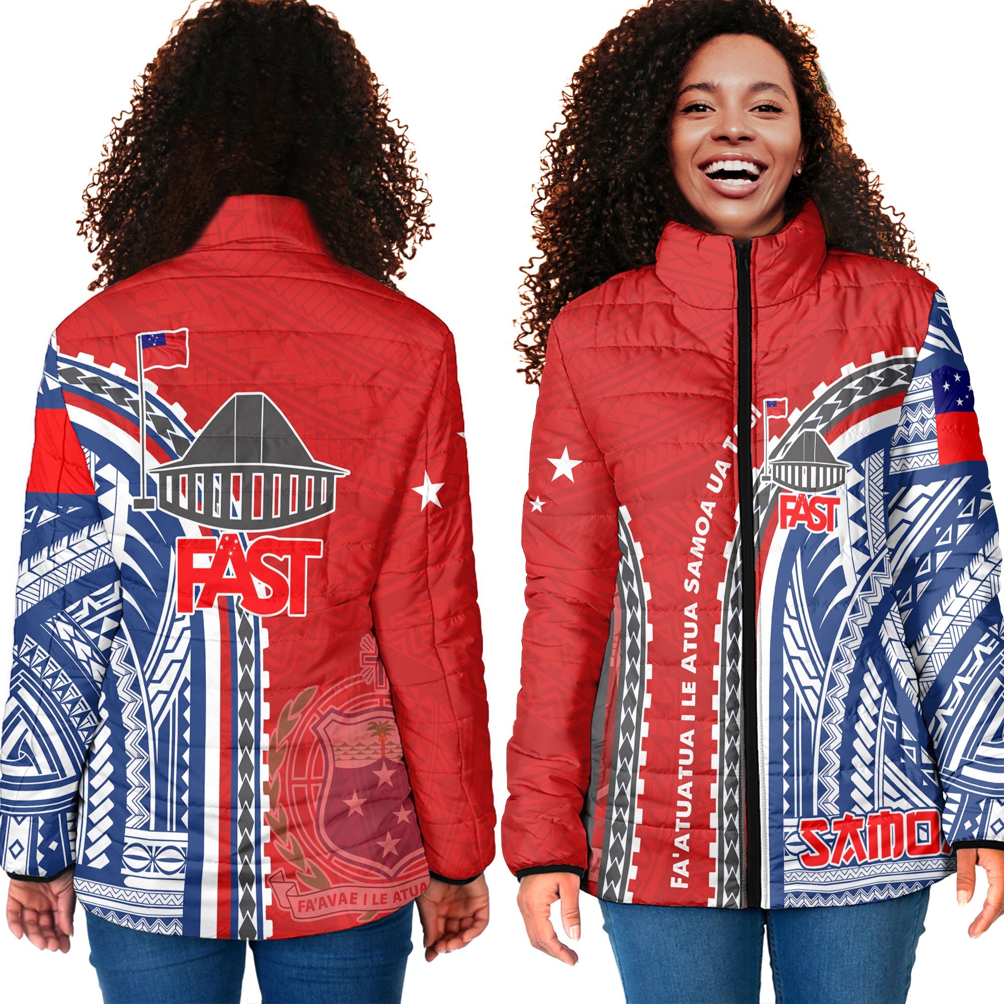 FAST Samoa United in Faith Women Padded Jacket