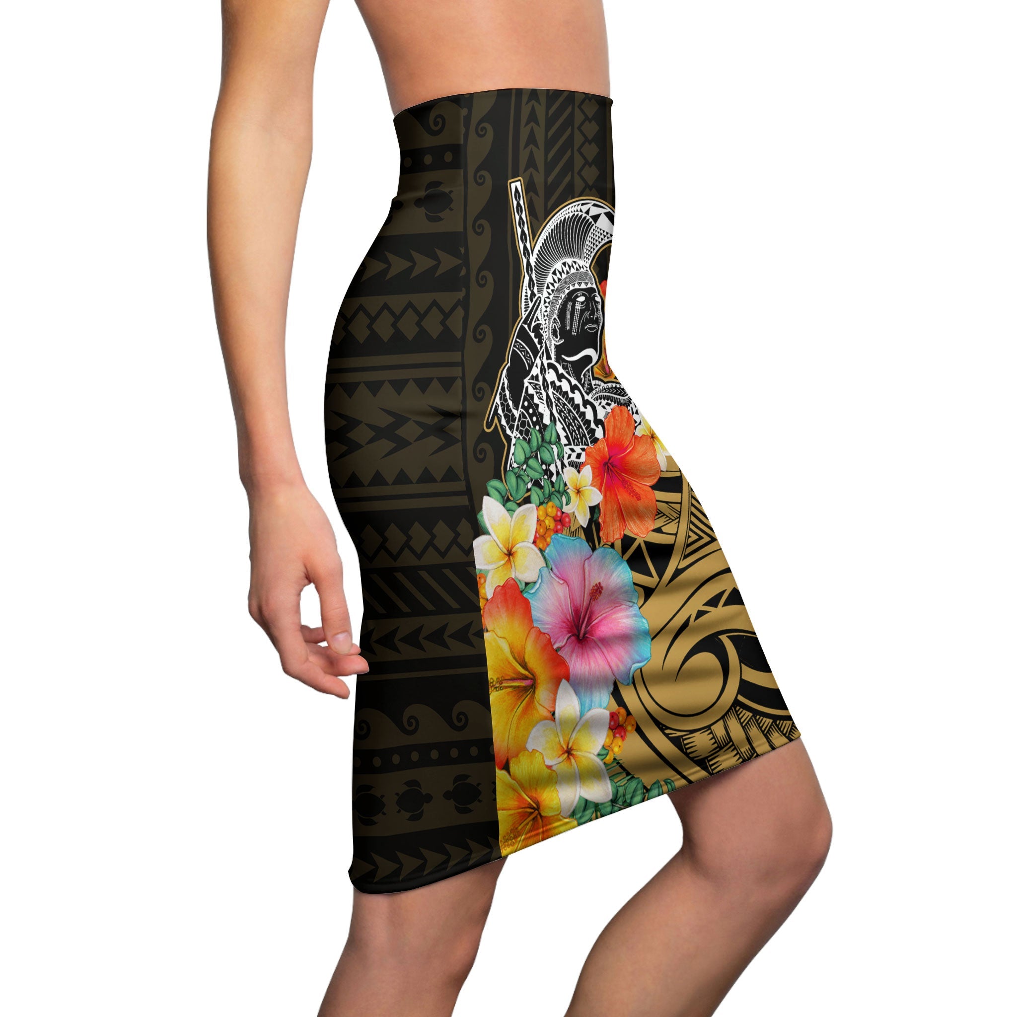 Hawaii Day King Kamehameha Women's Pencil Skirt