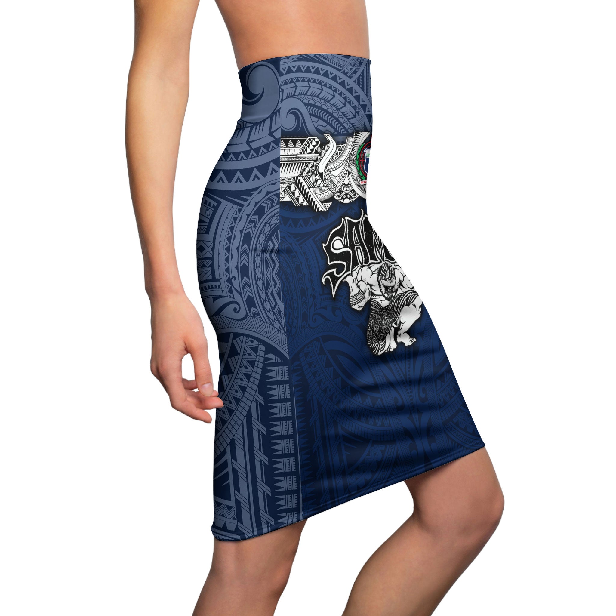 Samoa Warrior Women's Pencil Skirt