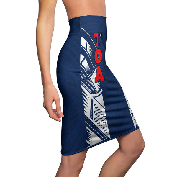 TOA Samoa Rugby Women's Pencil Skirt