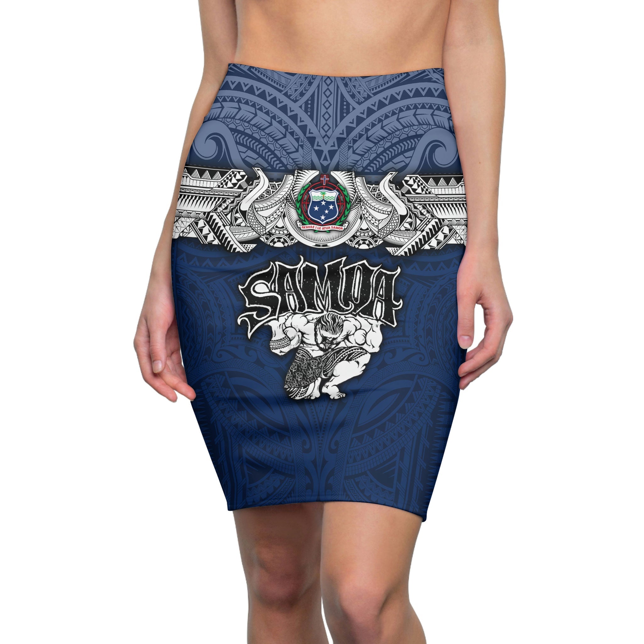 Samoa Warrior Women's Pencil Skirt