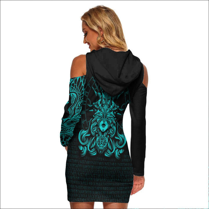 Viking Tight Dress The Valkyries Viking Turquoise – To The Closet