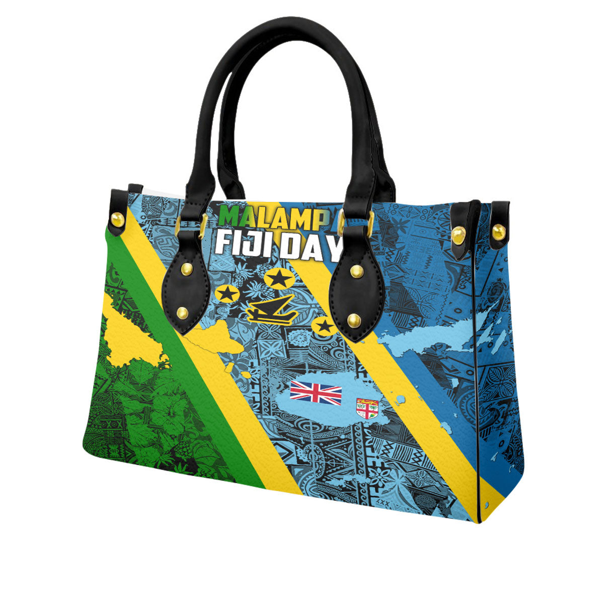 Malampa Fiji Day Leather Bag