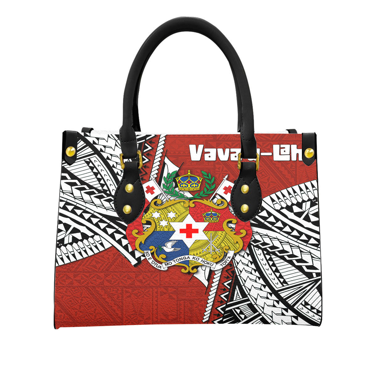 Tonga Vava'u Lahi Coat Of Arms Leather Bag