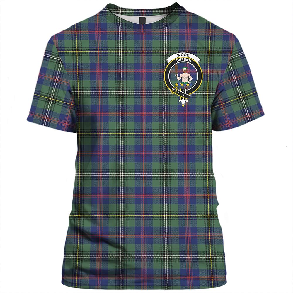 Wood Modern Tartan Classic Crest T-Shirt