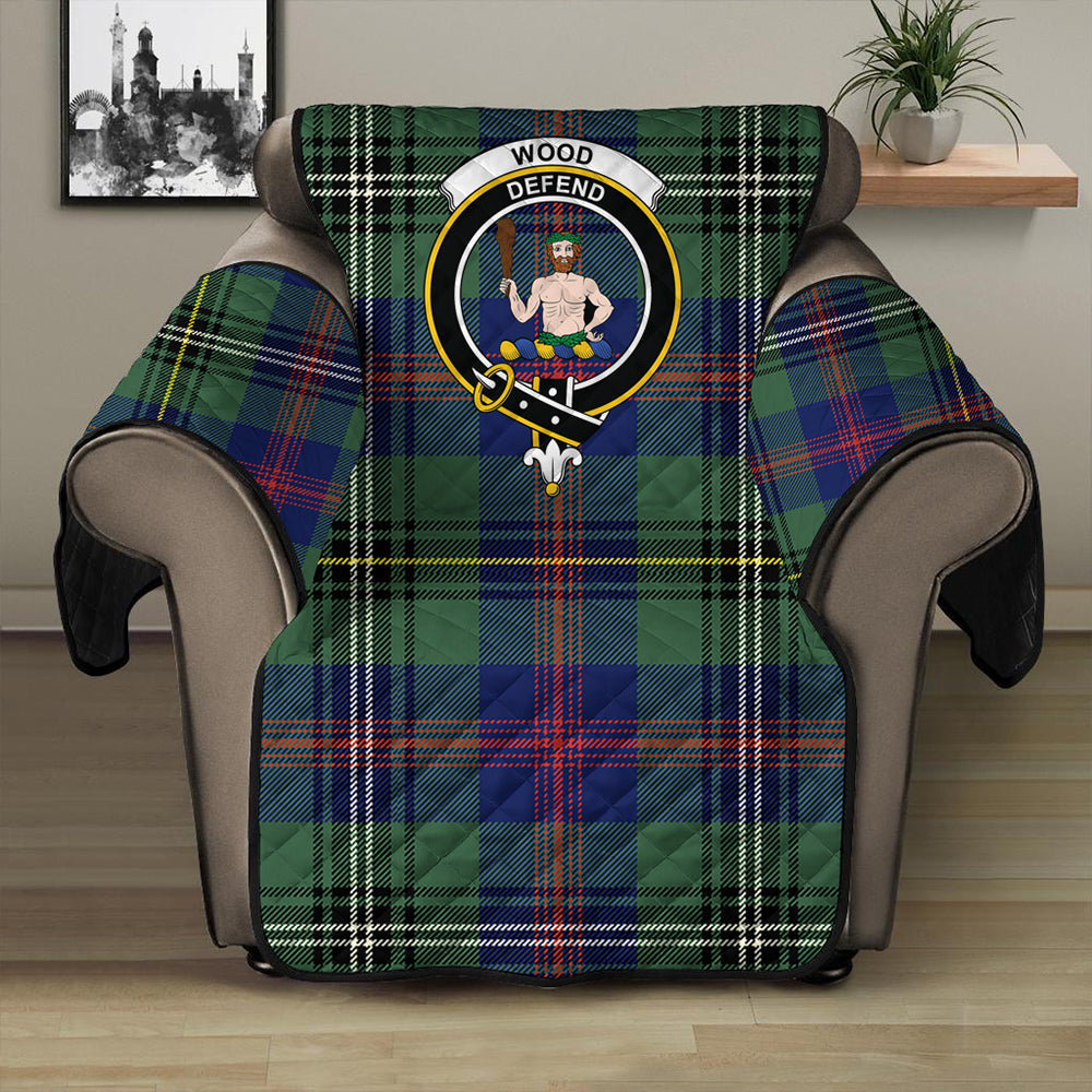 Wood Modern Tartan Classic Crest Sofa Protector