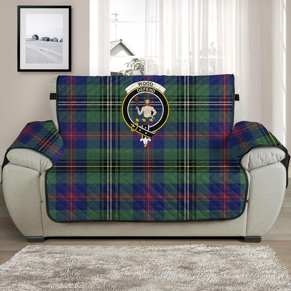 Wood Modern Tartan Classic Crest Sofa Protector