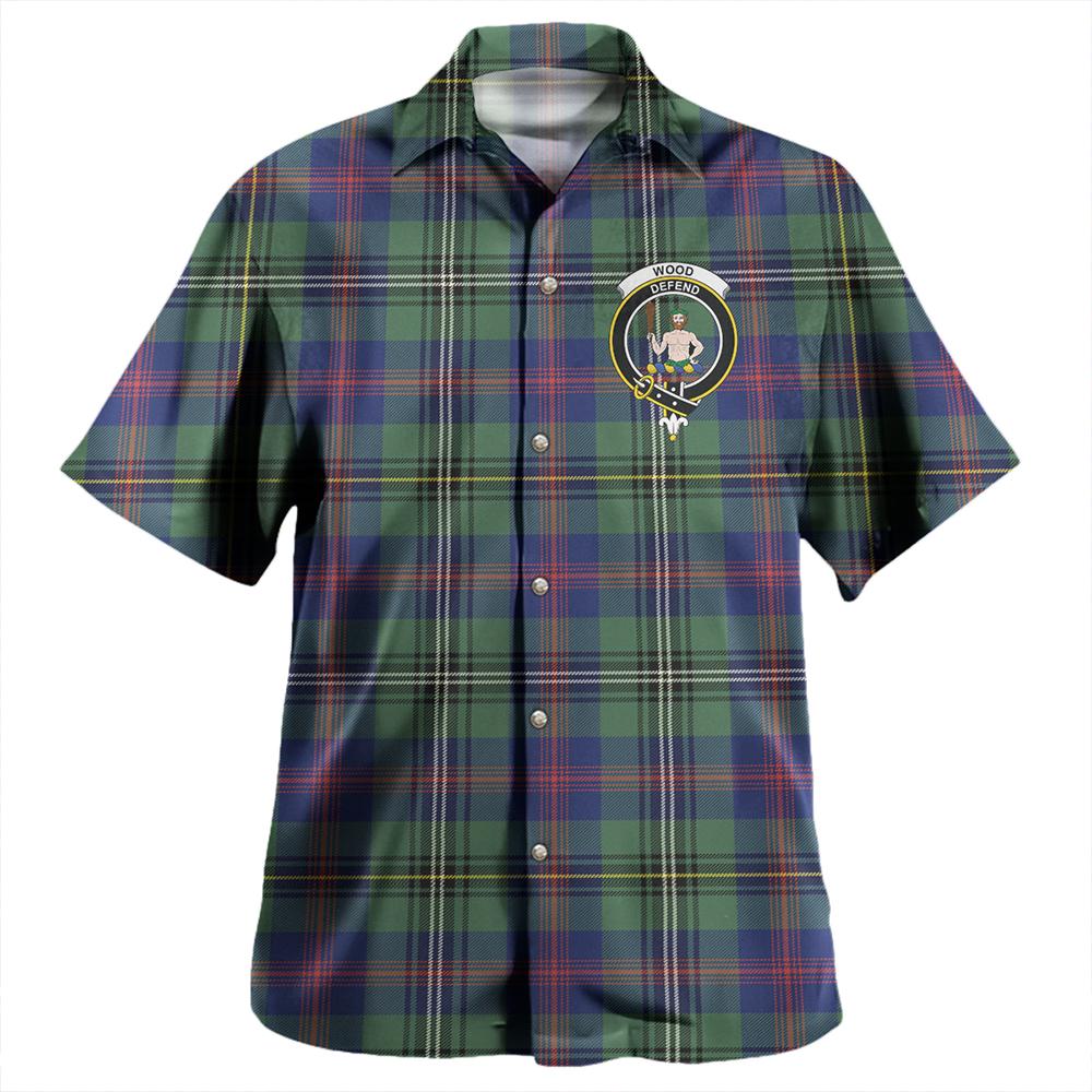 Scottish Tartan Wood Modern Clan Hawaiian Shirt Crest Style