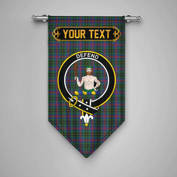 Wood Modern Clan Badge Tartan Gonfalon Personalize