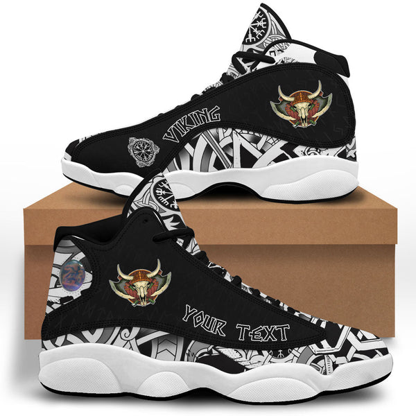 Custom Viking Sneaker J13 Yak Skull And Equipment