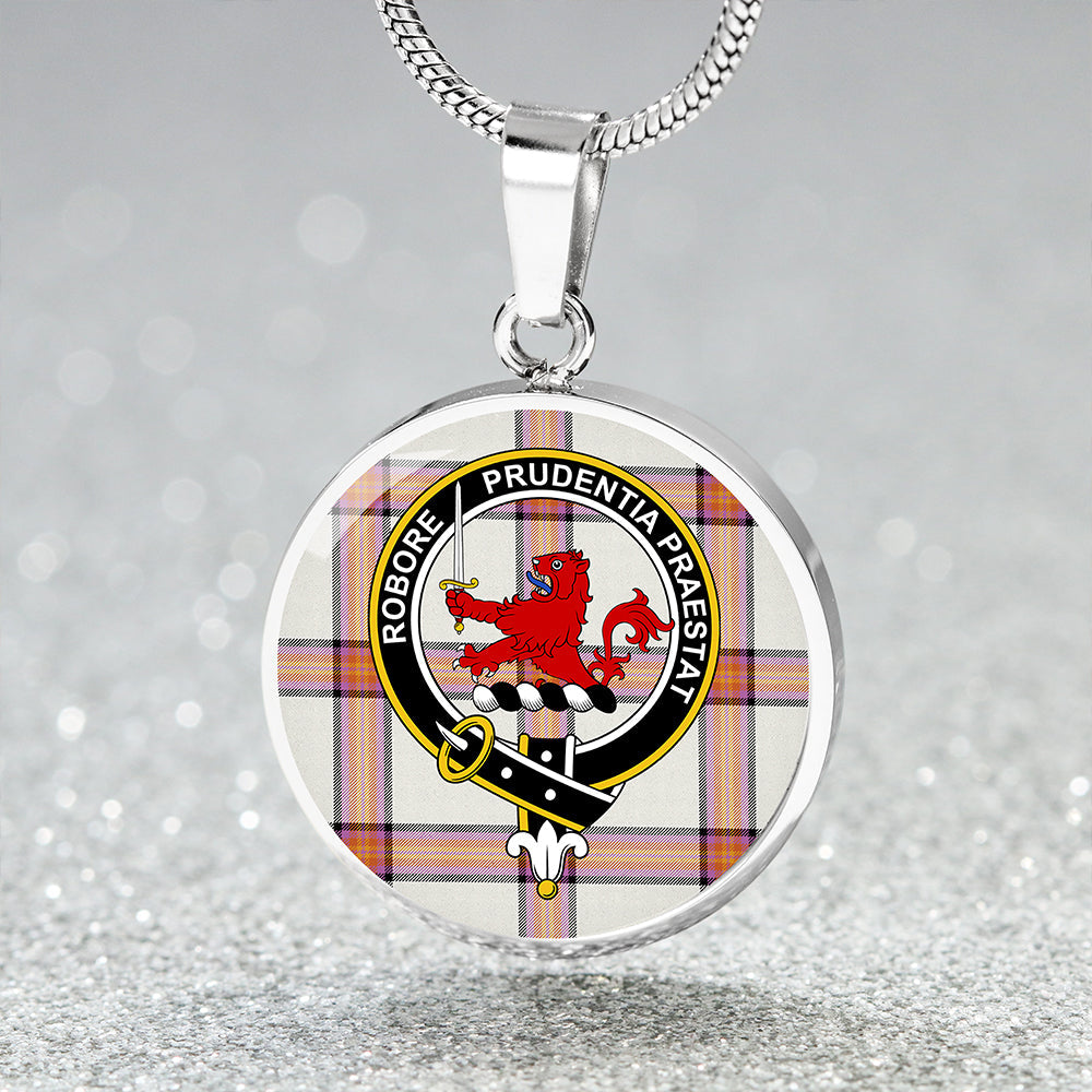Scottish Tartan Young Christina Ancient Clan Circle Necklace Classic Style