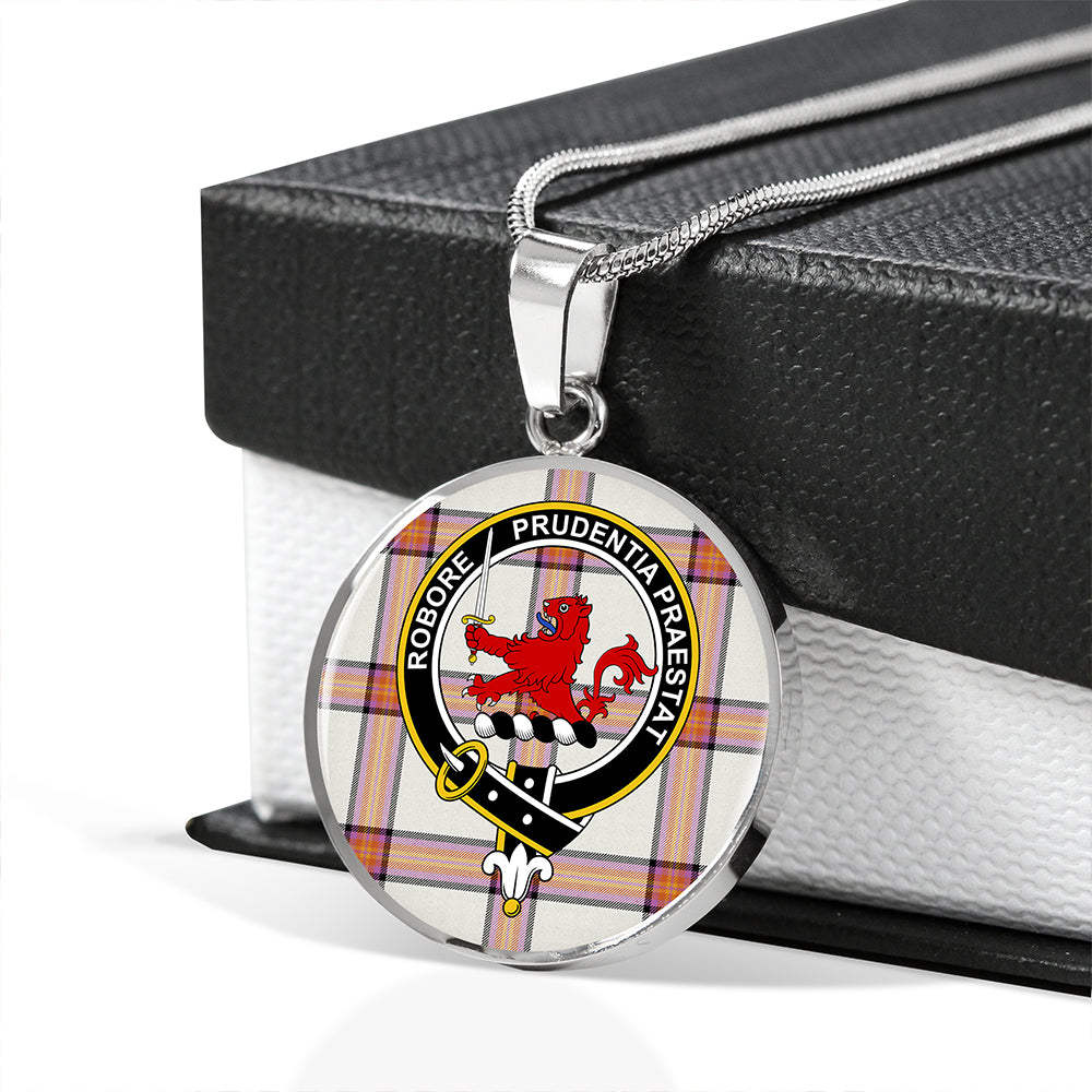 Scottish Tartan Young Christina Ancient Clan Circle Necklace Classic Style