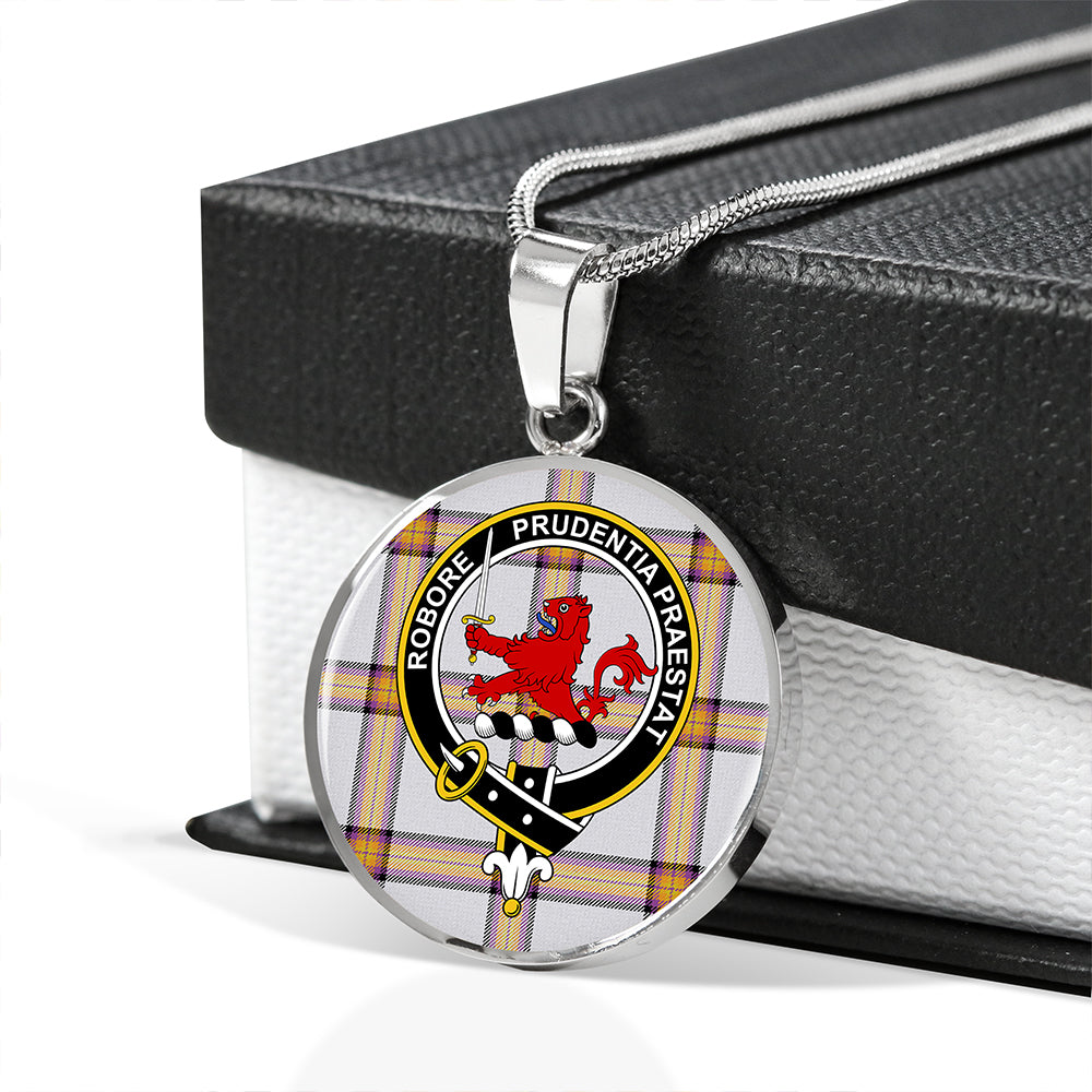 Scottish Tartan Young Christina Modern Clan Circle Necklace Classic Style