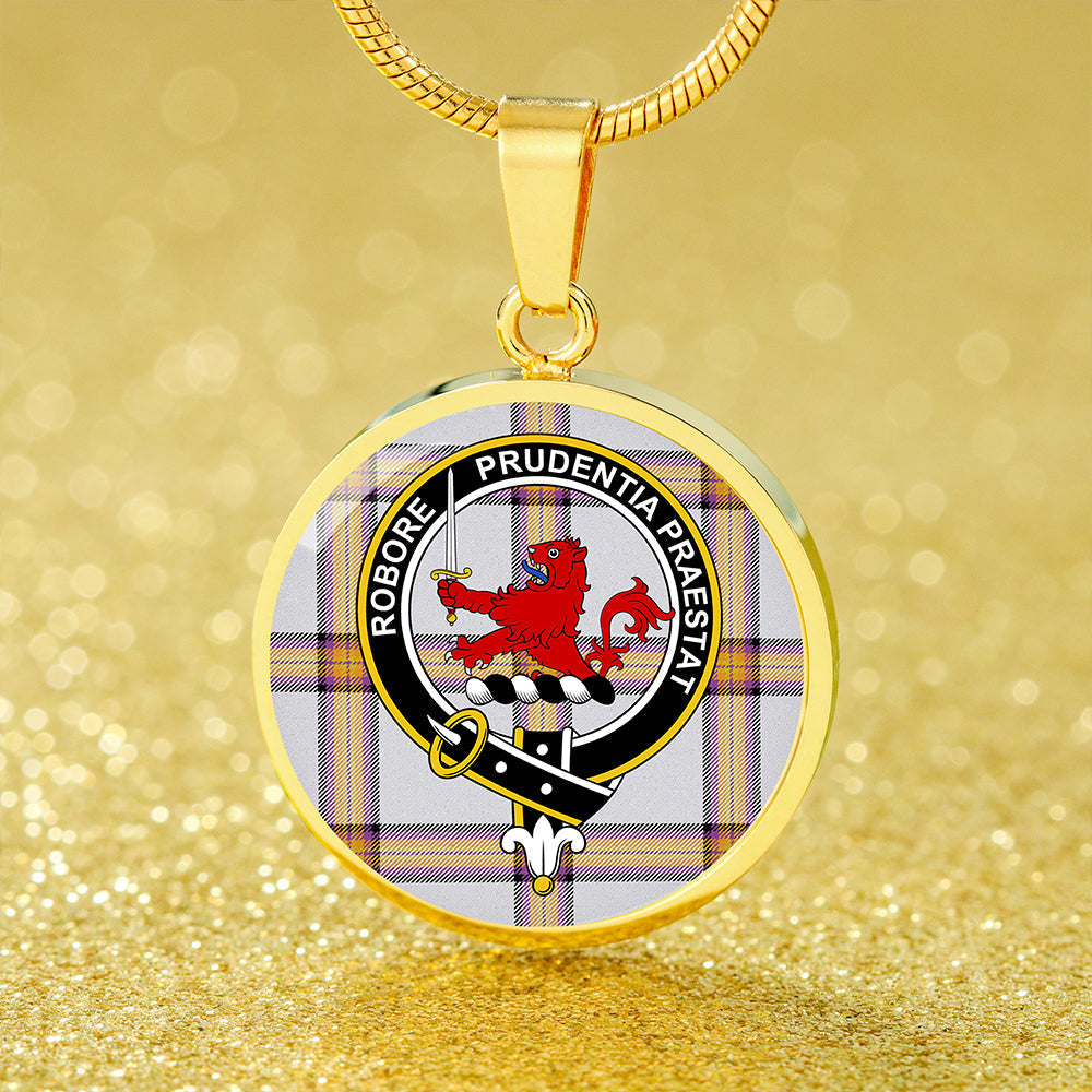 Scottish Tartan Young Christina Modern Clan Circle Necklace Classic Style
