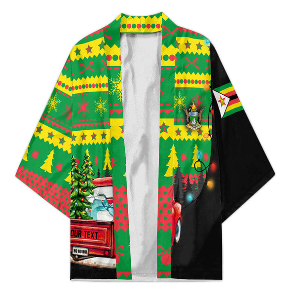 Zimbabwe Kimono Coat Of Arms Christmas Style