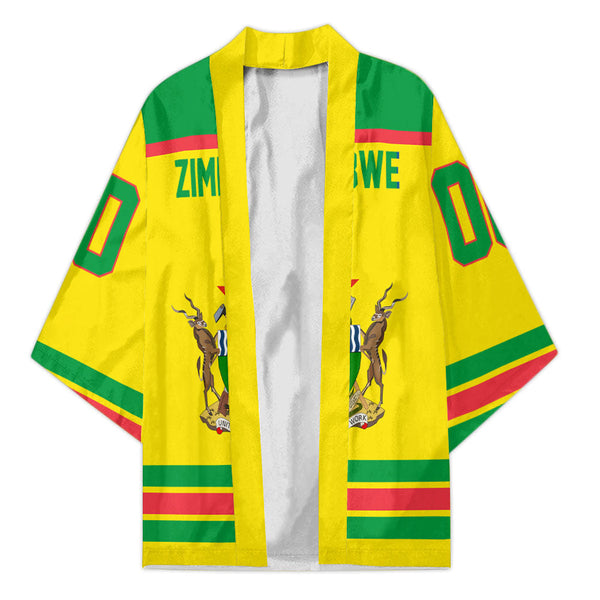 Zimbabwe Kimono Flag & Coat Of Arms Hockey Style