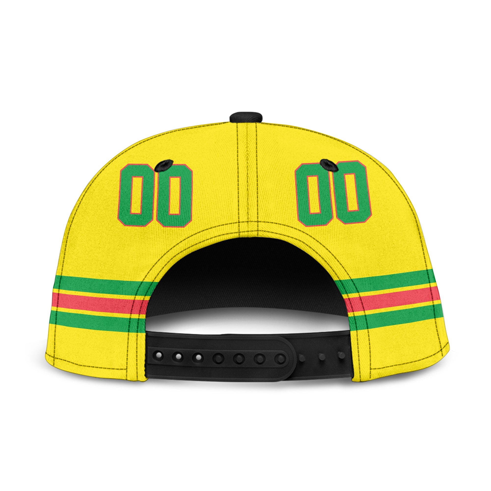 Zimbabwe Snapback Hat Flag & Coat Of Arms Hockey Style