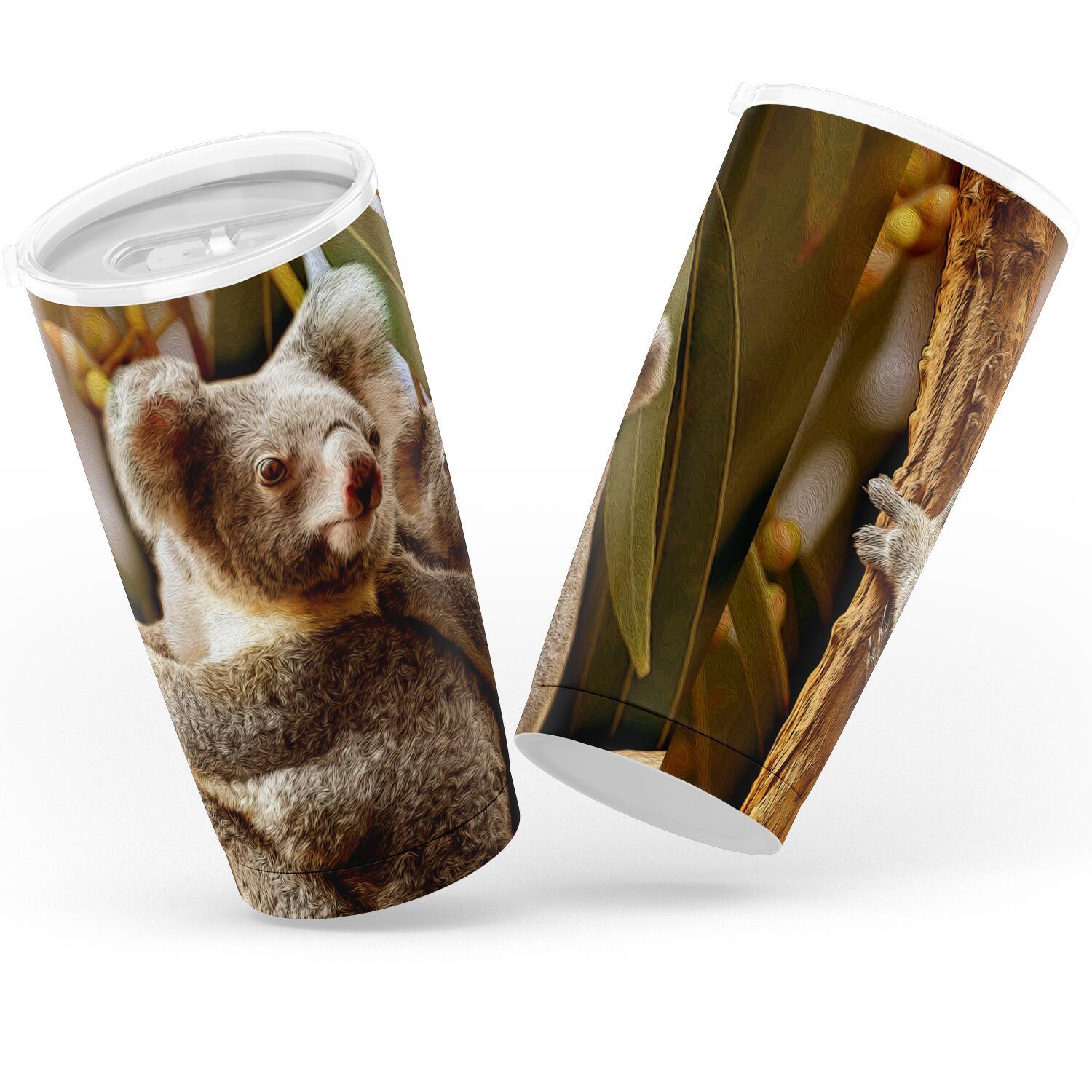 Insulated Tumbler - Australian Koala Sweater 3D Koala