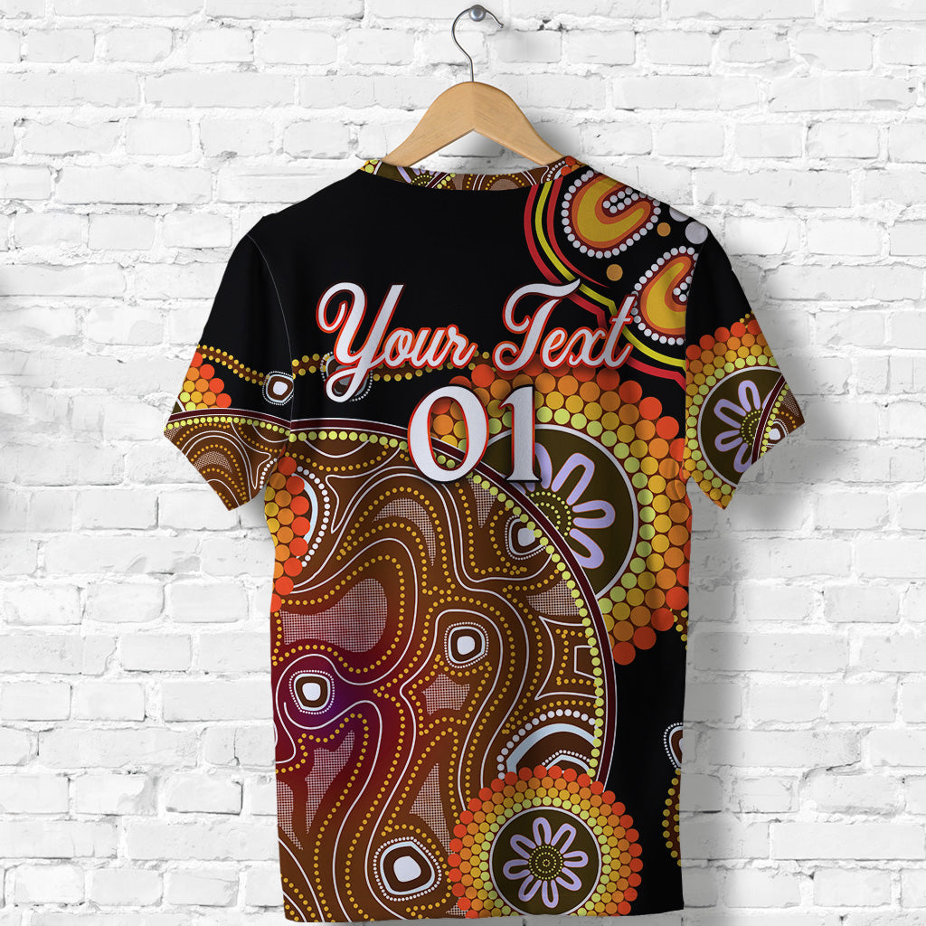 (Custom Personalised) Aboriginal TShirt Sun Rise Indigenous
