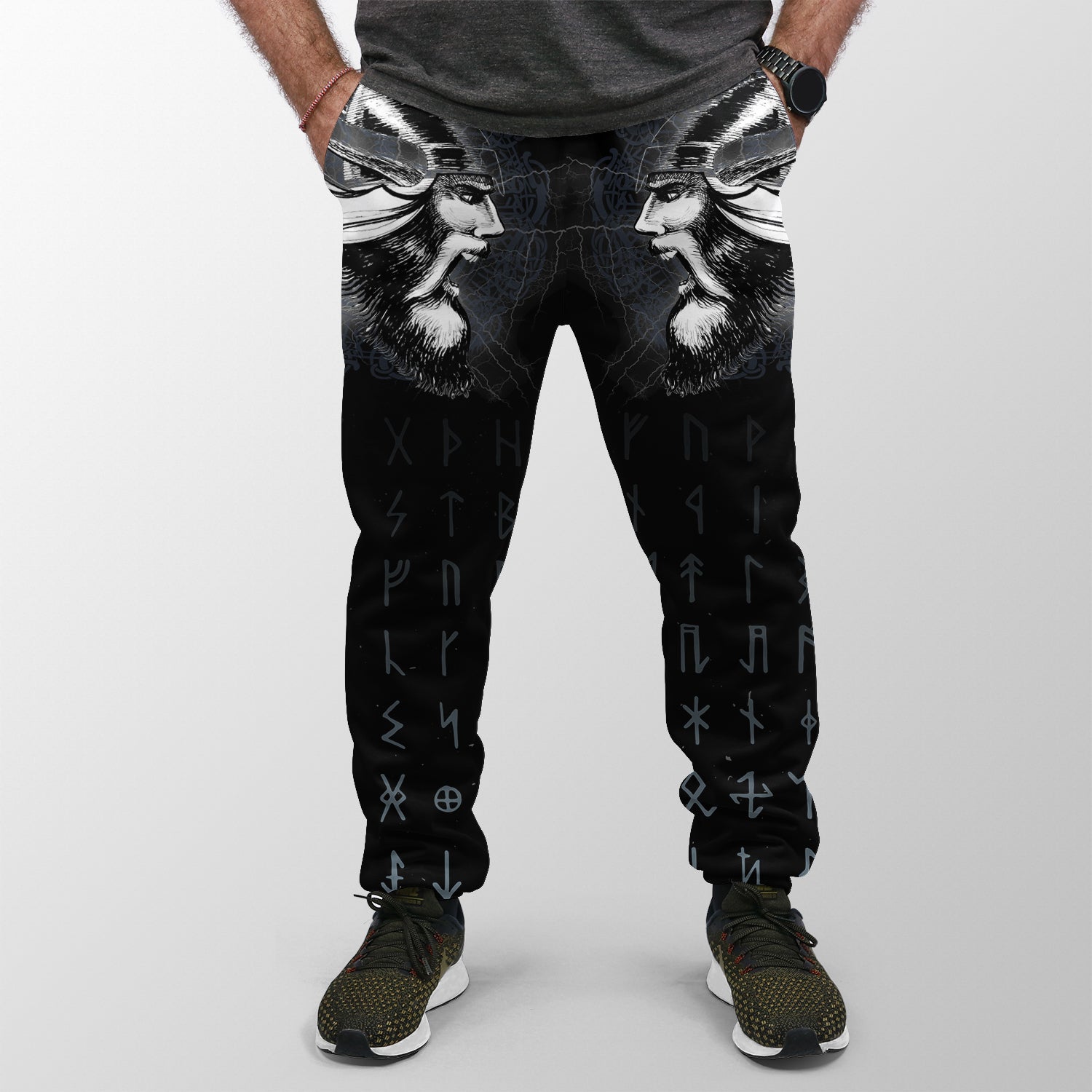 Viking Jogger Warrior Tattoo 3D