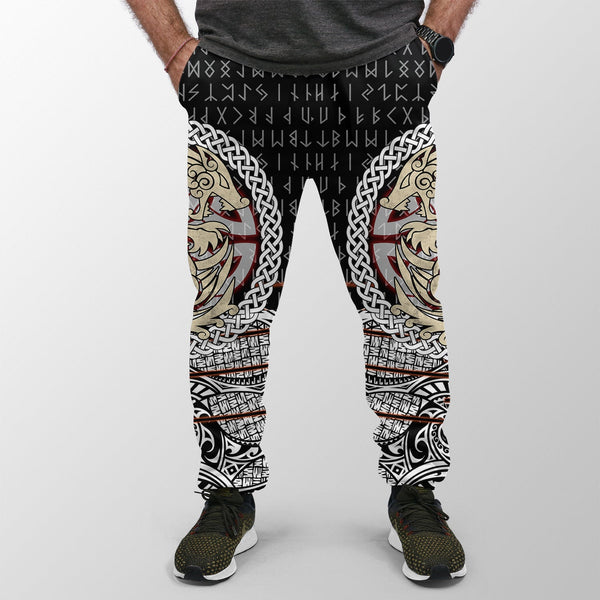 Viking Jogger Fenrir Viking Tattoo 3D