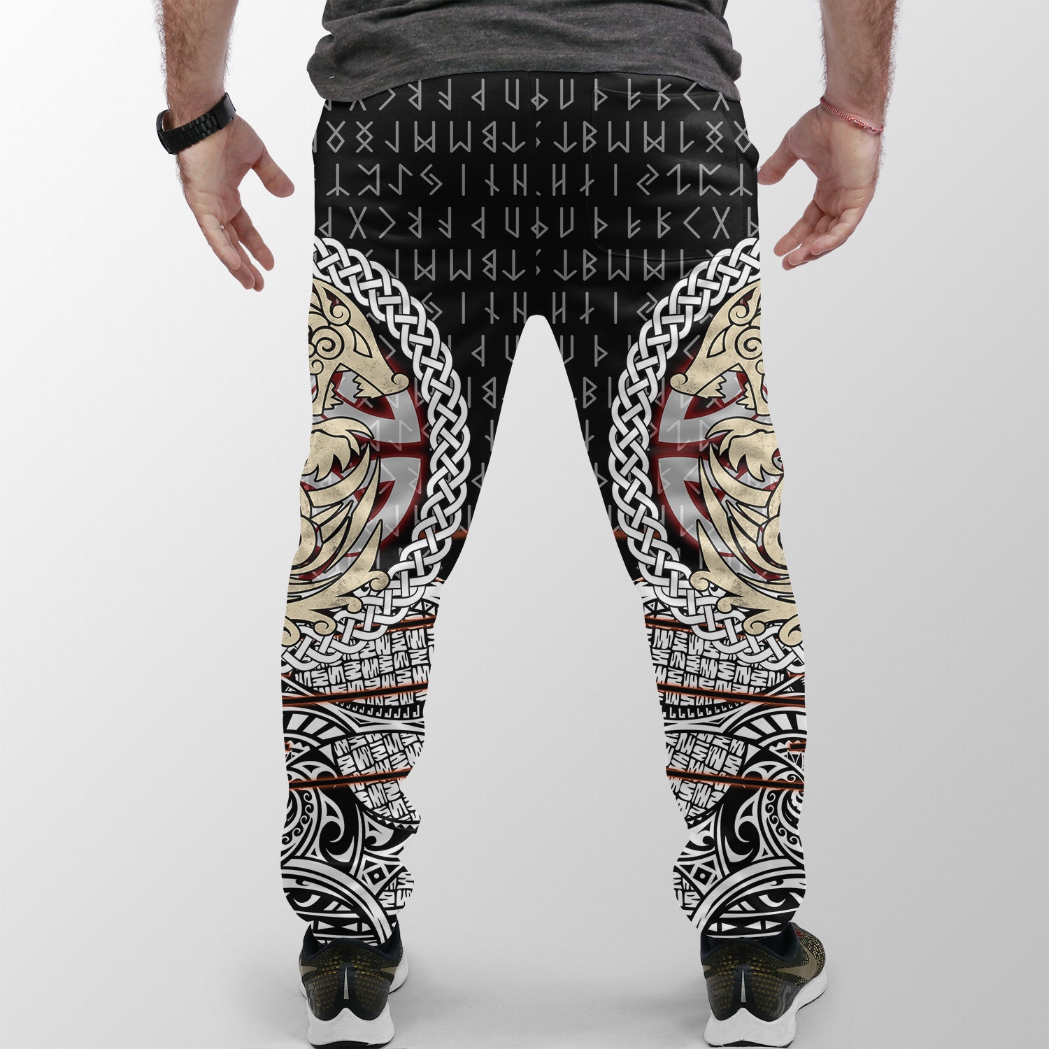 Viking Jogger Fenrir Viking Tattoo 3D