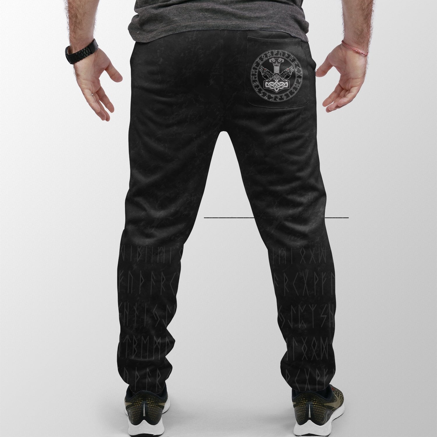 Viking Jogger Fenrir Norse Wolf Thunderstorm