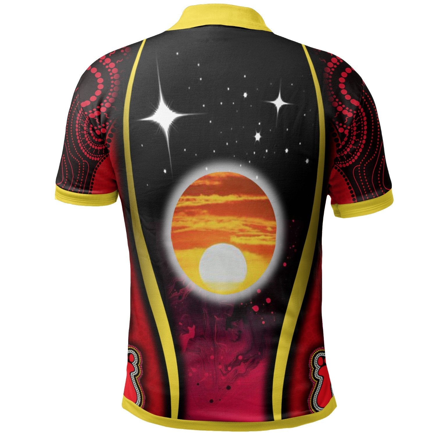 Aboriginal Polo - Australian Aboriginal Flags Symbolic Meaning Polo Shirt