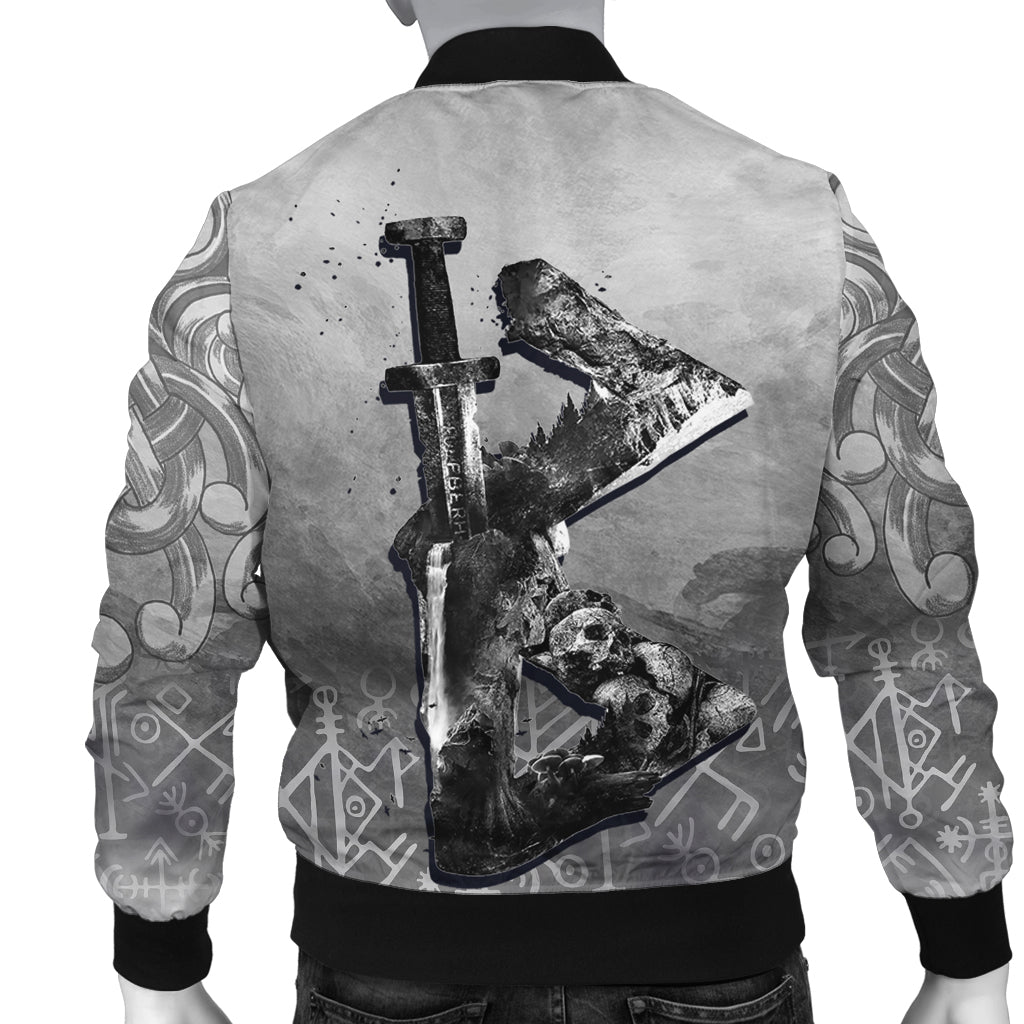 Viking Bomber Jacket Berkana Rune