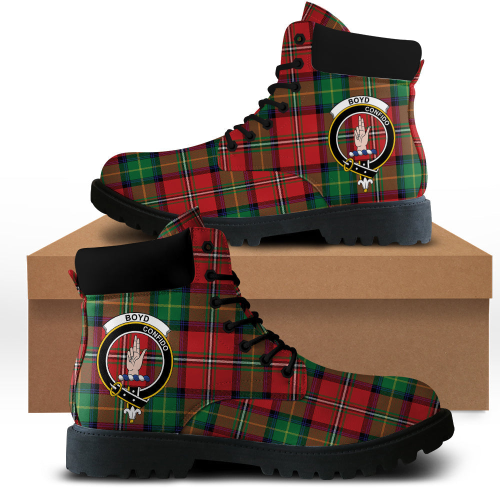 Boyd Modern Tartan Plaid All Season Boots