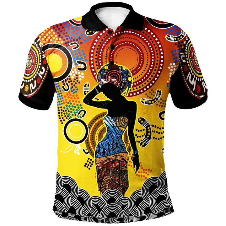 Aboriginal Polo - Aboriginal Girl Polo Shirt