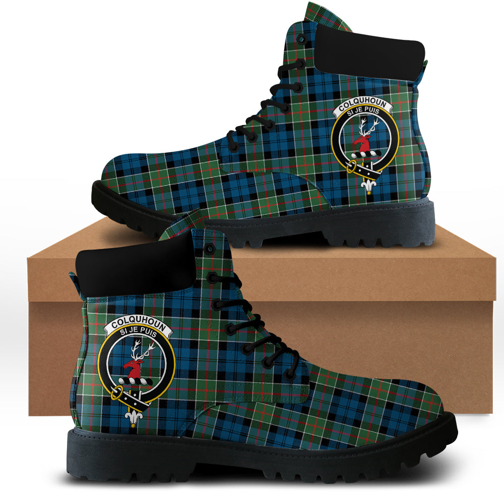 Colquhoun Ancient Tartan Plaid All Season Boots