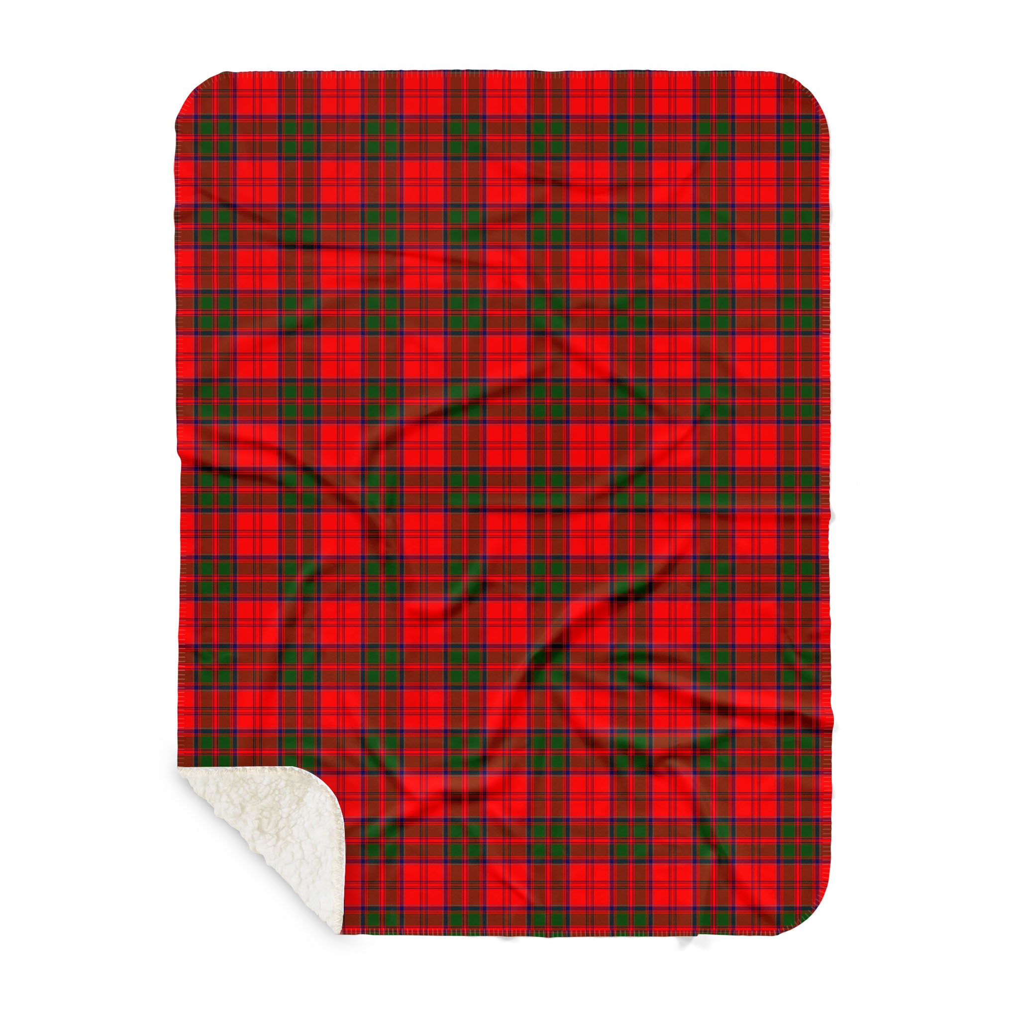 Grant Modern Clan Sherpa Blanket, Scottish Tartan Grant Modern Clan Sherpa Hoodie Plaid Style