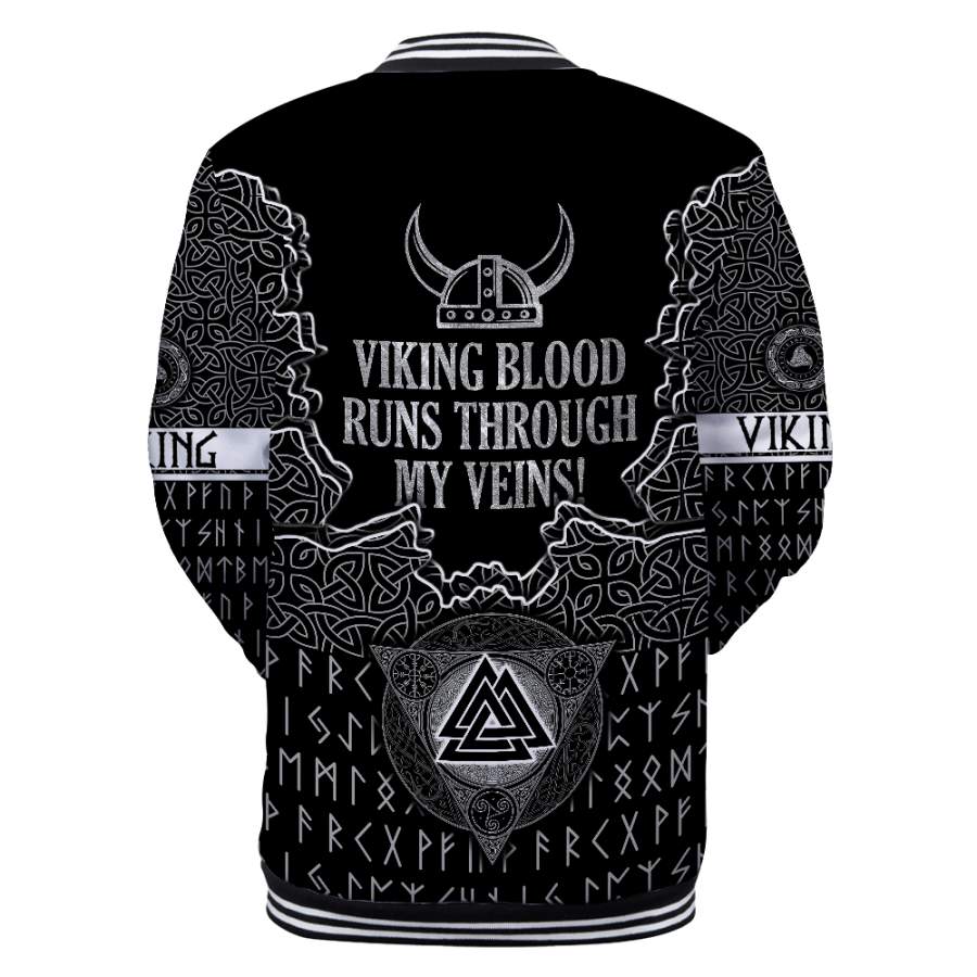 Viking Baseball Jacket Viking Lion