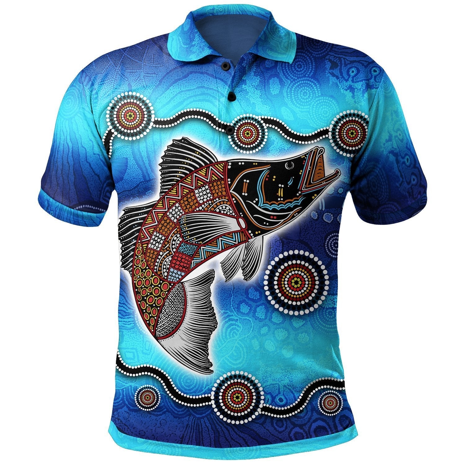 Aboriginal Polo - Fishing Polo Shirt