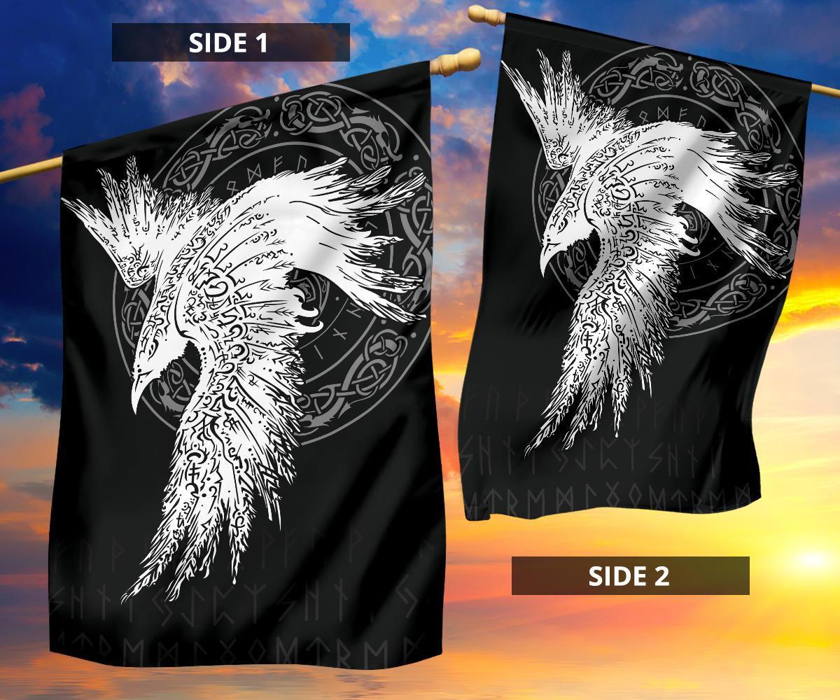 Viking Garden Flag Mystical Raven Tattoo Special