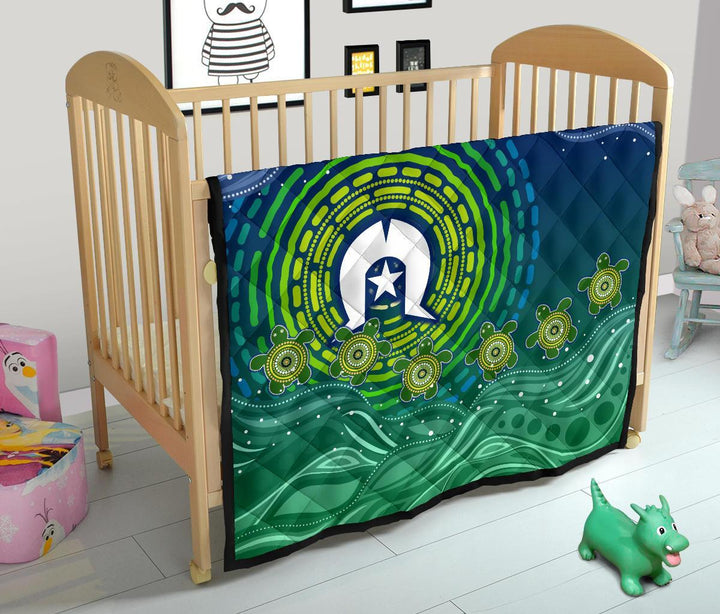 Torres Strait Islanders Premium Quilt - Aboriginal Turtle – To The Closet