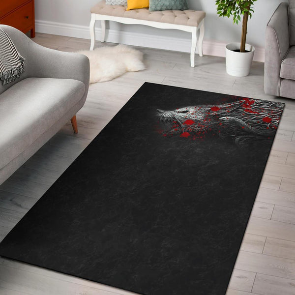 Viking Area Rug Fenrir Blood