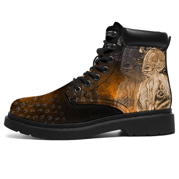 Viking All Season Boots Odin Raven Viking Gold