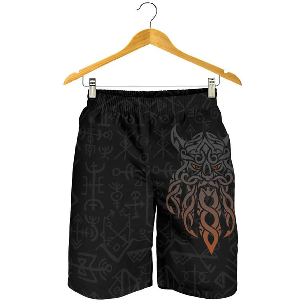 Viking Men's Short Odin God Futhark Tattoo Special